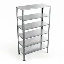 Estante prateleira de aço reforçado 6 bandejas 180x95cm
