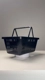 Cesta de compras plástica 16l preta